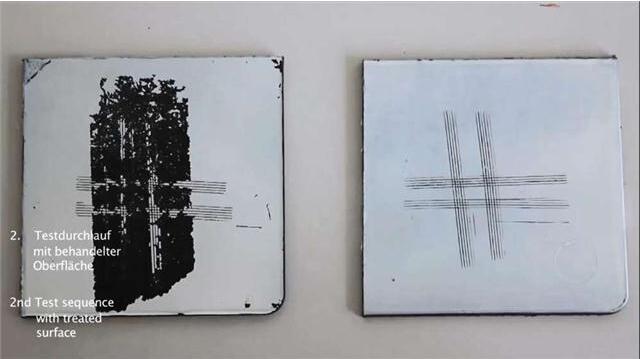 百格附著力測試法4